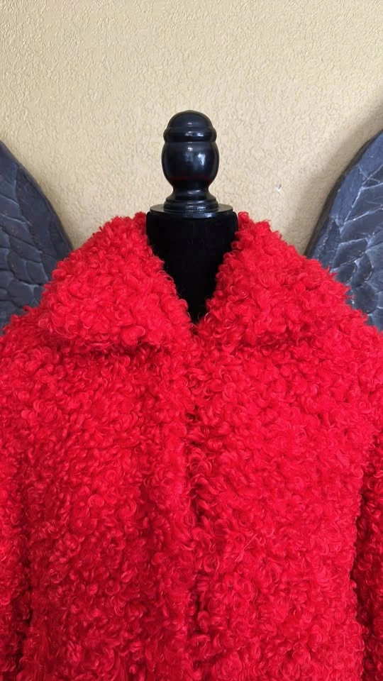 River Island “clown wig/hair” teddy jacket - photo 2