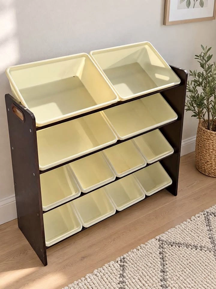 12-Bin Kids Toy Storage Organizer