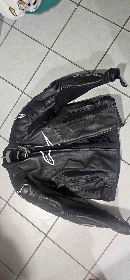 AlpineStars gp plus rv2 leather jacket