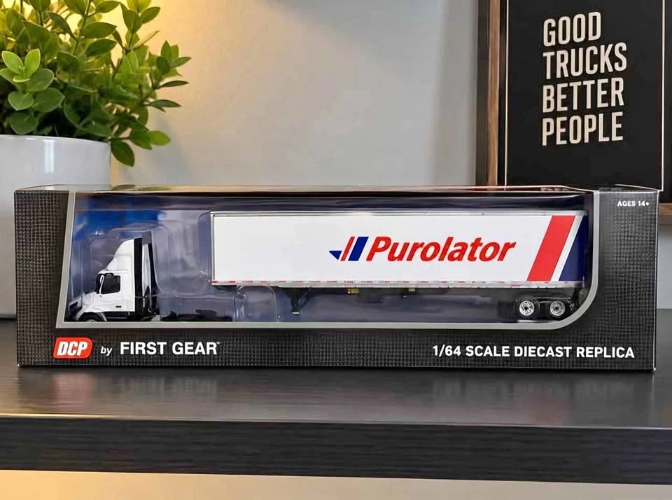 First Gear Purolator Volvo VNR 300 Diecast Truck