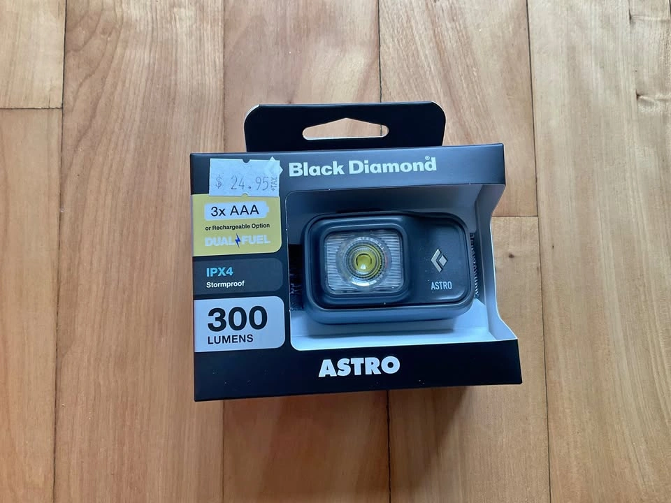 Black Diamond Astro LED headlamp