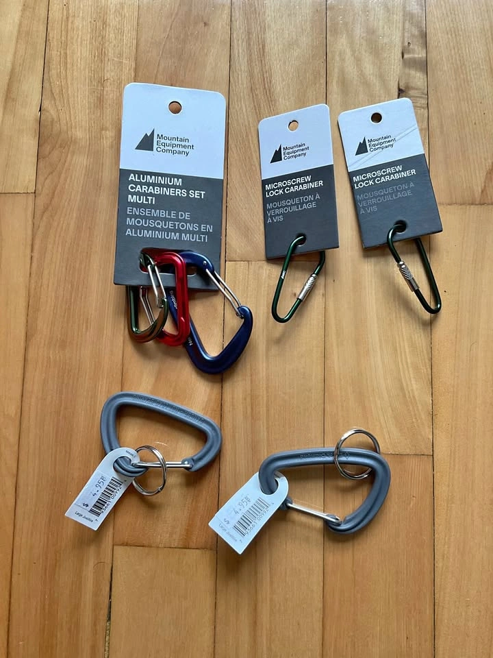 New carabiners