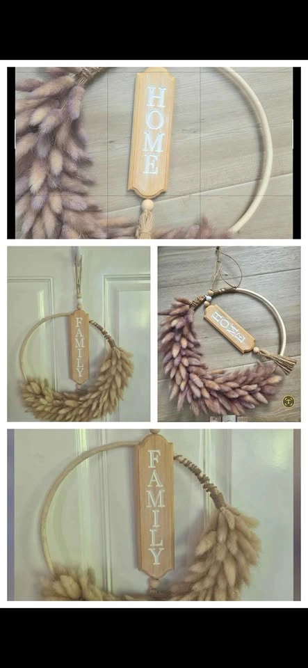Michaels Boho Dried Floral Hoop Wreaths (Set of 2)