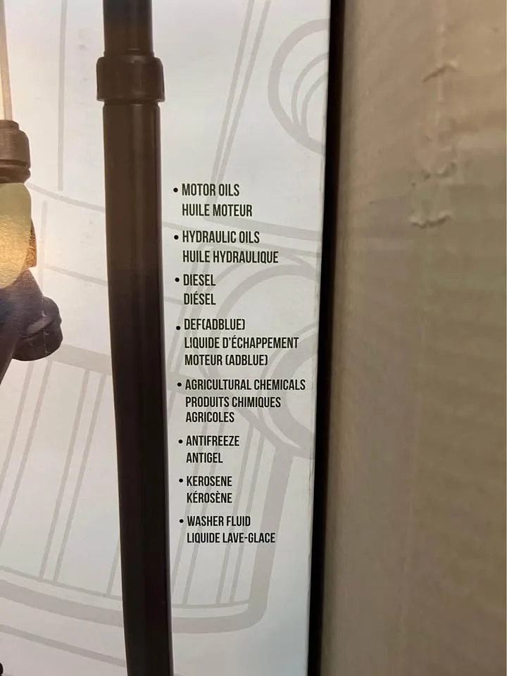 Terapump electric AC / DC telescopic drum fluid pump NIB image indicator(3)