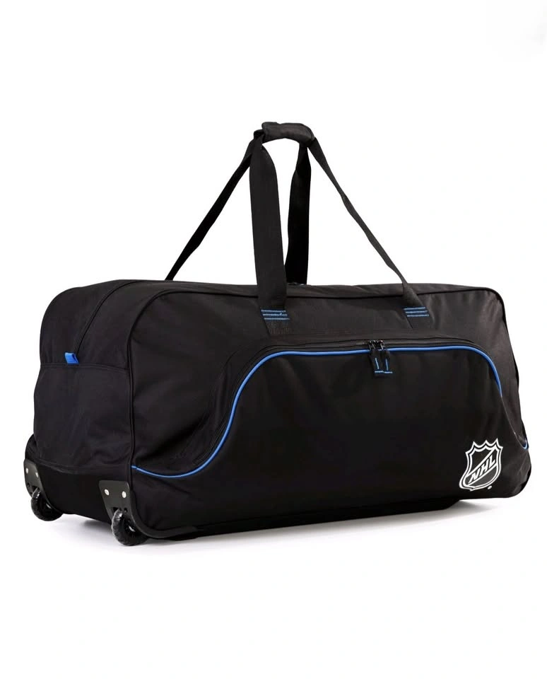 NHL 34" Black Rolling Hockey Bag (145L, Travel/Checked)