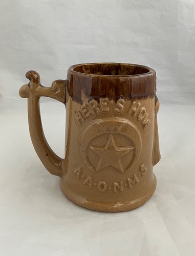 HAMILTON POTTERIES Shriners International AAONMS Masonic Mug