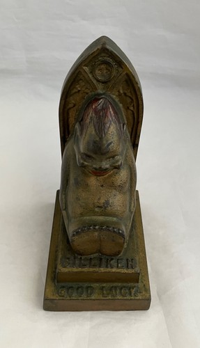 BILLIKEN Antique Cast Iron Coin Bank by A. C. Williams Company - photo 2