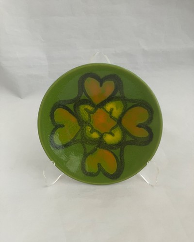 POOLE POTTERY 5" Signed Andrée Fontana "Delphis" Plate, England