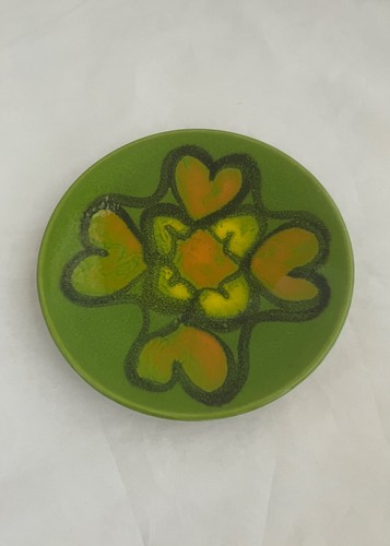 POOLE POTTERY 5" Signed Andrée Fontana "Delphis" Plate, England - photo 2