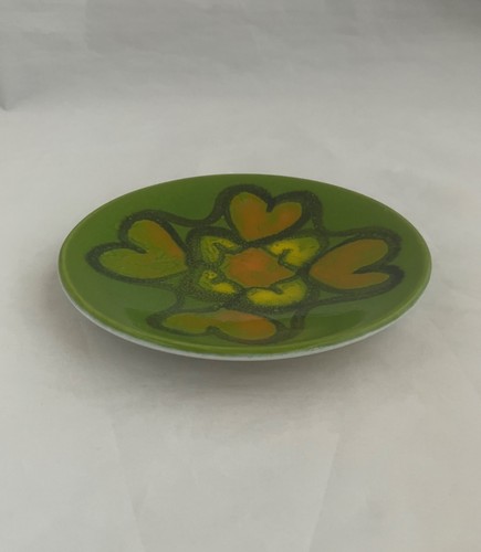 POOLE POTTERY 5" Signed Andrée Fontana "Delphis" Plate, England - photo 3