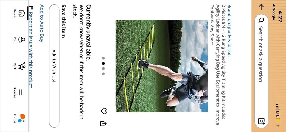 8M - 12 Rung Speed Agility Training Kit - photo 2