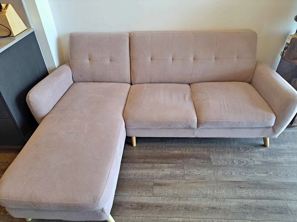 Structube Fany Pink Sectional Sofa