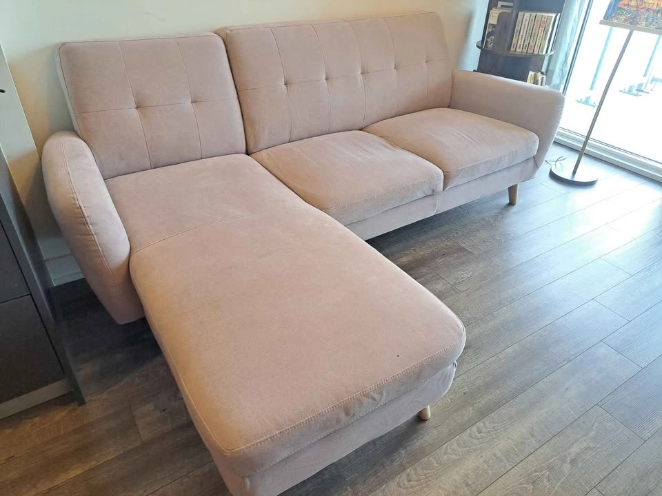 Structube Fany Pink Sectional Sofa - photo 3