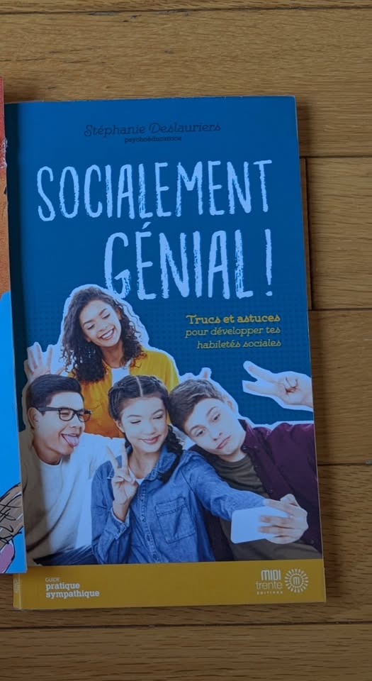 Socialement Génial! 5th Grade School Book