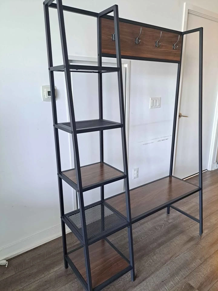 Industrial Hall / Entrance Tree with Bench and Shelving - photo 3