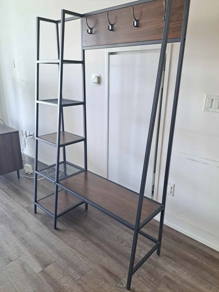 Industrial Hall / Entrance Tree with Bench and Shelving - photo 4