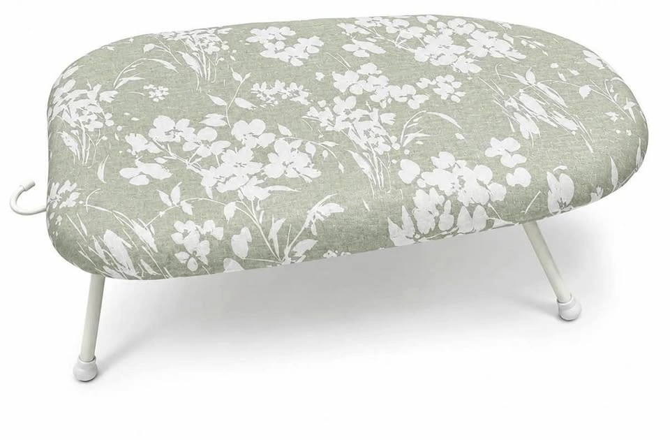 Tabletop Folding Ironing Board with Floral Cover
