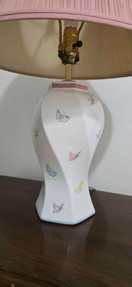 Vintage Murray Feiss Butterfly Ceramic Table Lamps – Pair - photo 5