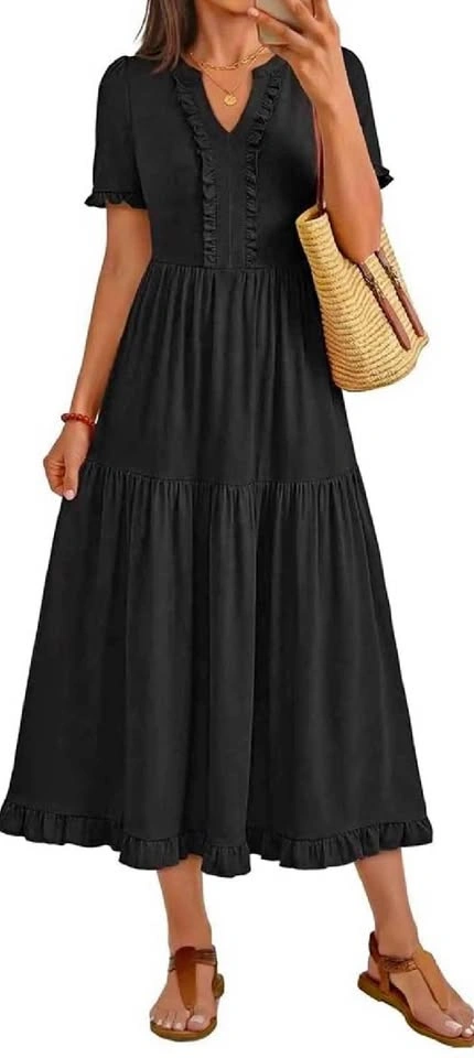 Women's Summer Casual Midi Dress