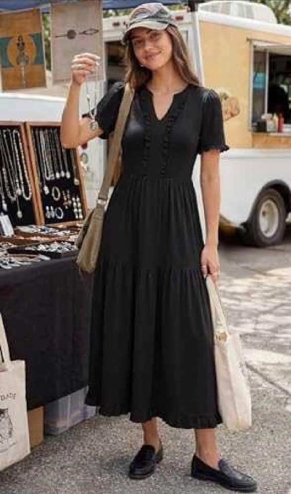 Women's Summer Casual Midi Dress - photo 2