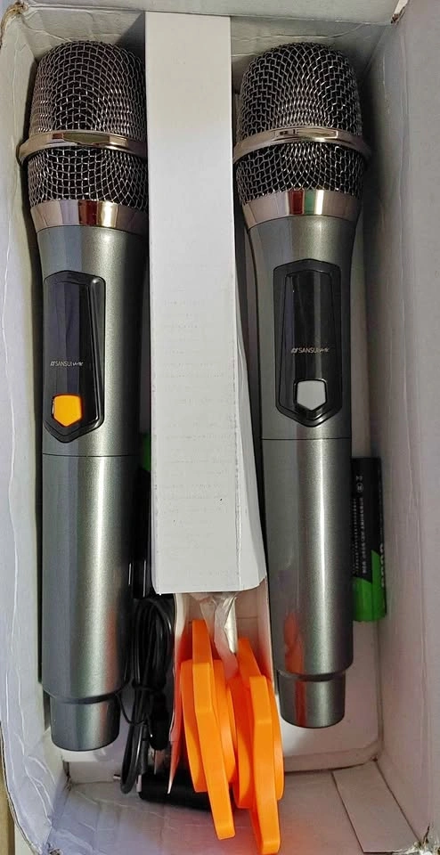 Sansui Wireless Rechargeable Microphone Pair
