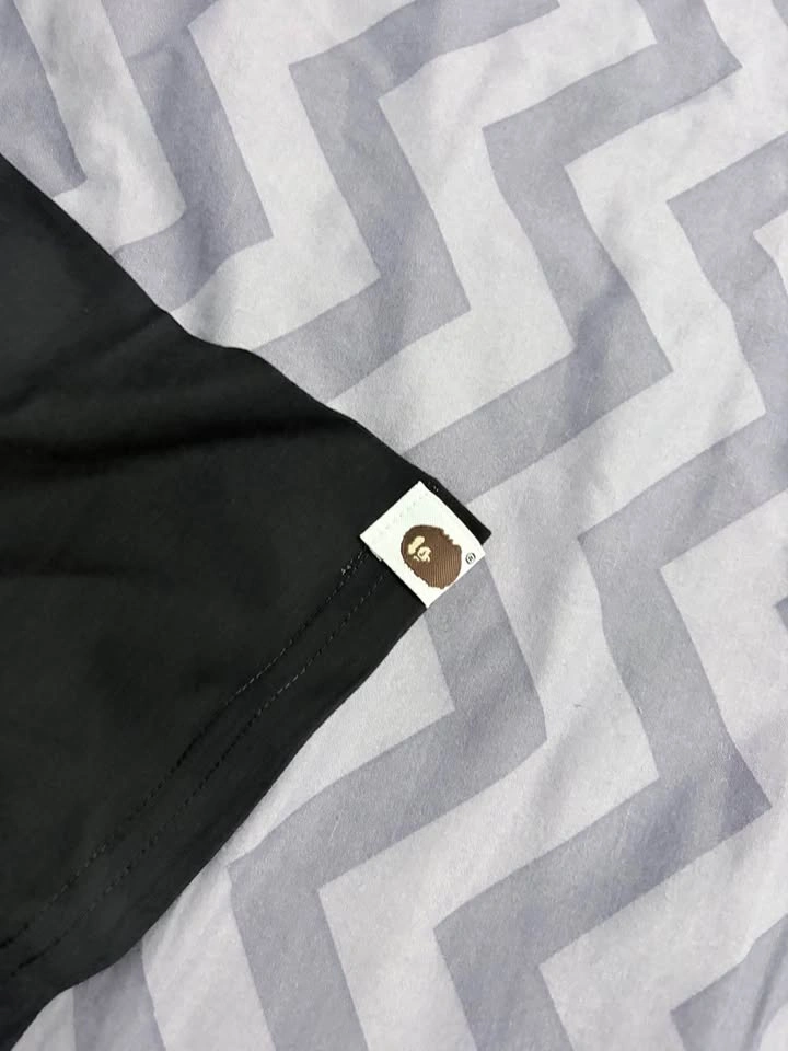 BAPE Baby Milo Blue Camo Ape Head Tee (Size S) - Black - photo 3