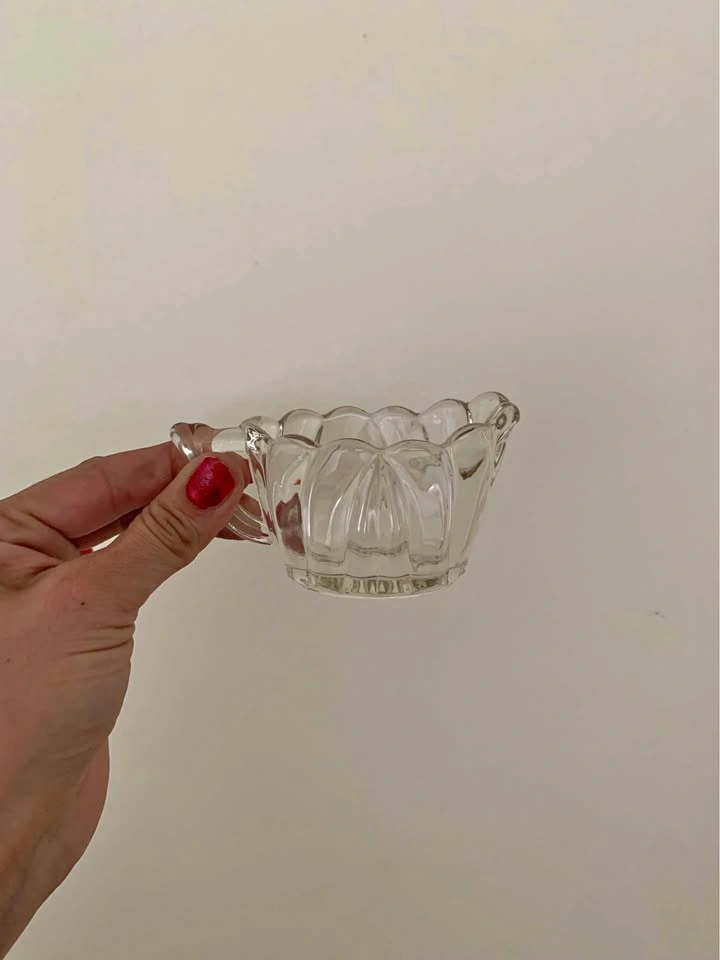 Vintage glass creamer