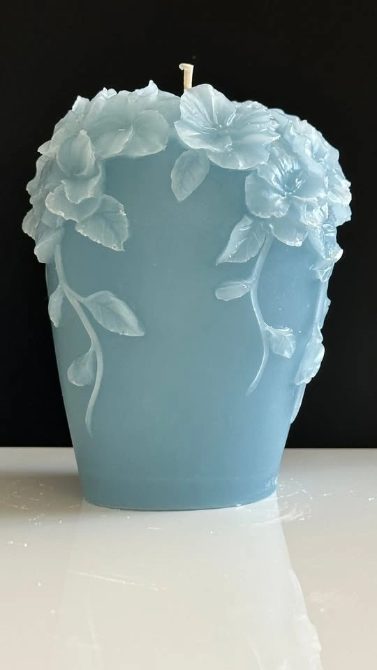 HANDMADE FLORAL DESIGN CANDLES - photo 3