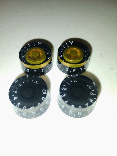 4Pcs Guitar Control Speed Tone Volume Knobs for Les Paul
