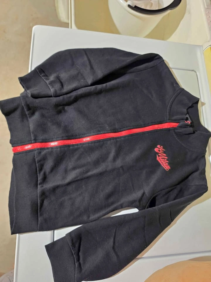 AC Milan Official Product Zip-Up Sweatshirt Size 10