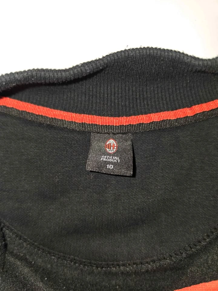 AC Milan Official Product Zip-Up Sweatshirt Size 10 - photo 3
