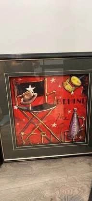 Set of 2 Hollywood Cinema Themed Framed Wall Art - photo 3