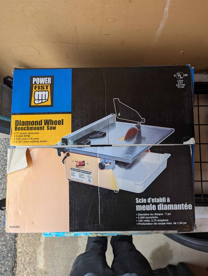 Diamond Wheel Benchmount Saw - Powerfist (3 Blades) - photo 2