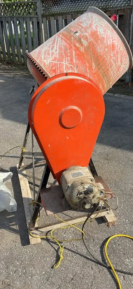 Electric cement mixer image indicator(2)