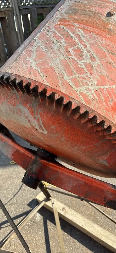 Electric cement mixer image indicator(8)