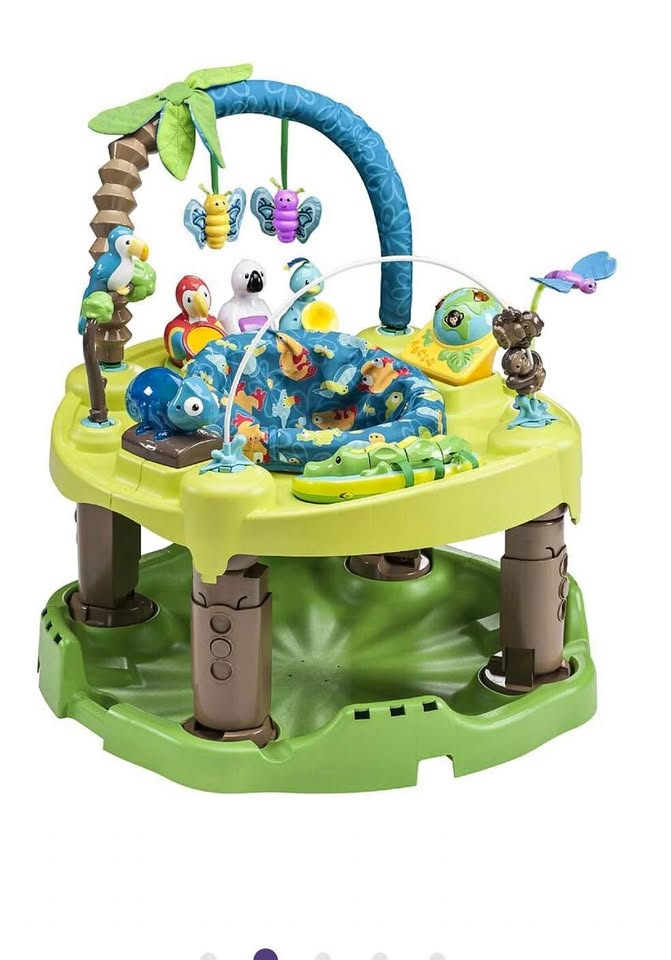 Evenflo ExerSaucer Triple Fun jungle theme