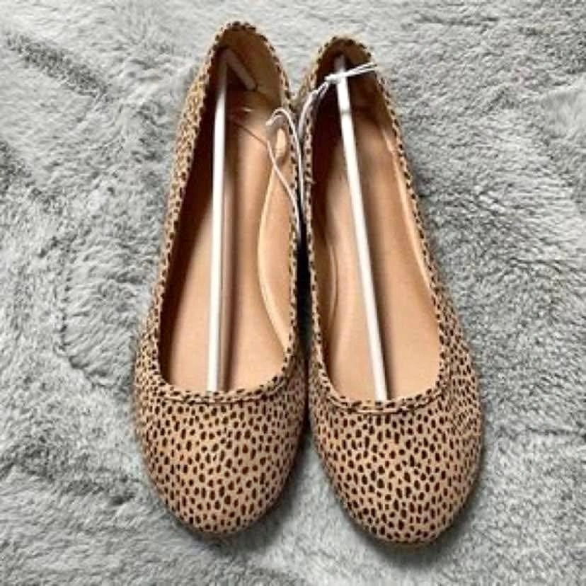 New Universal Thread Leopard Print Ballet Flats Size 7