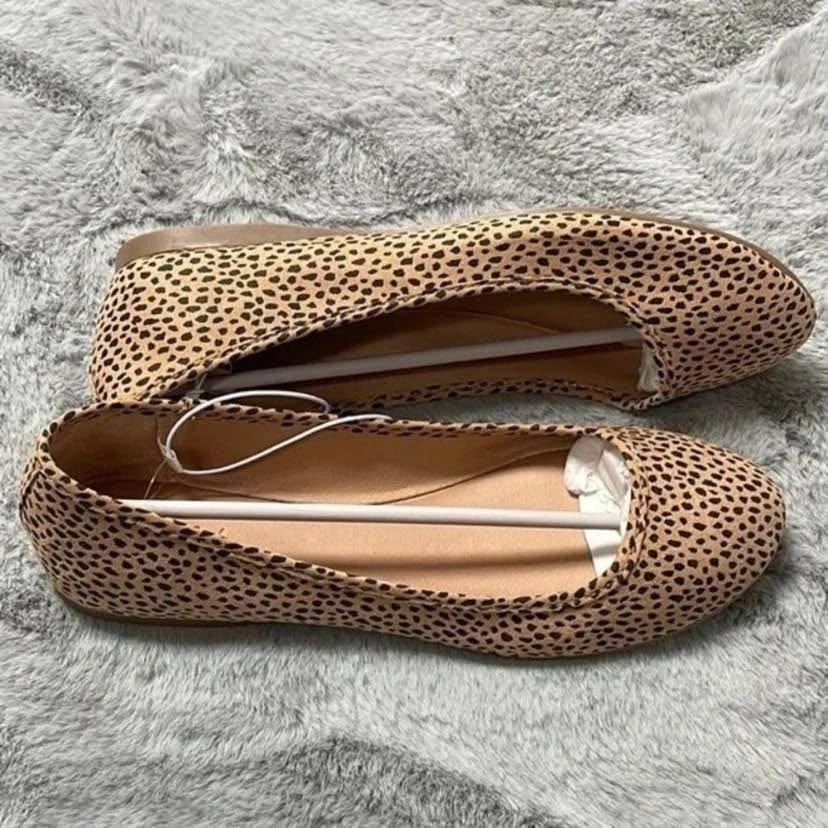 New Universal Thread Leopard Print Ballet Flats Size 7 - photo 2
