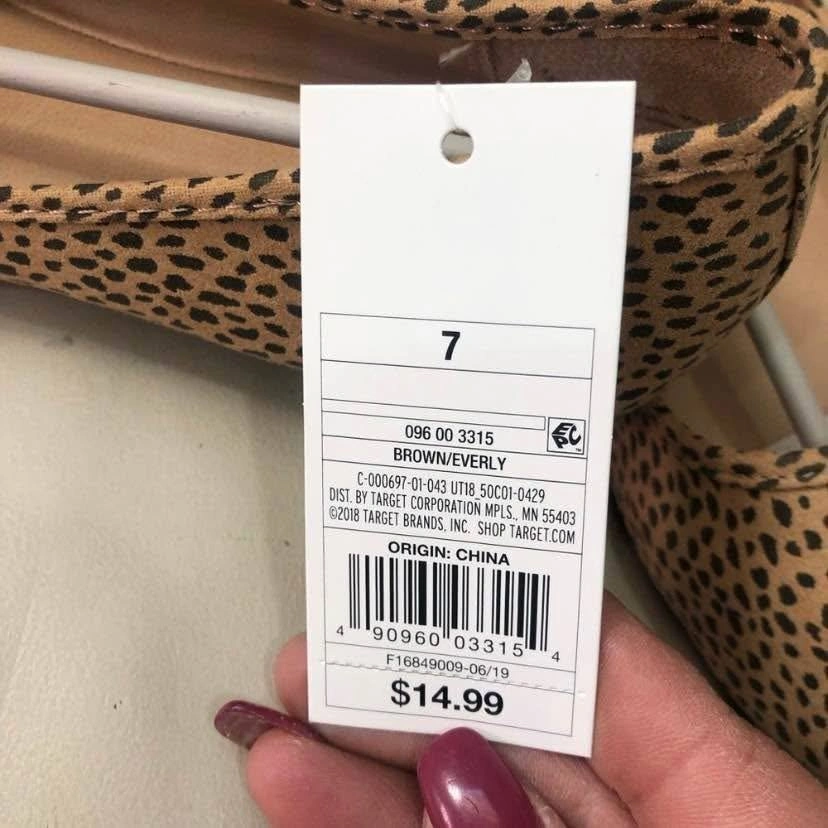 New Universal Thread Leopard Print Ballet Flats Size 7 - photo 4