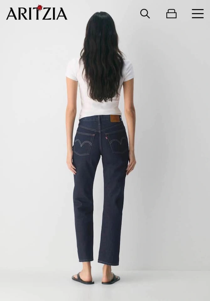 High Waisted Levi Jeans - photo 2