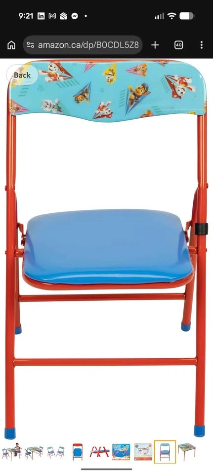 Paw Patrol kids table and chair set - photo 4