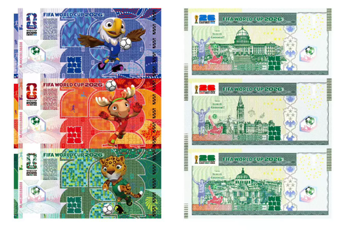 FIFA World Cup 2026 Commemorative Notes - Set of 3