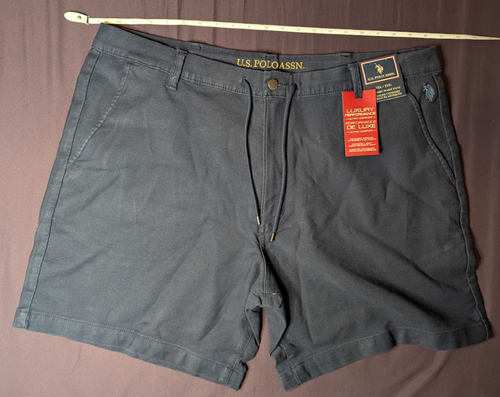 NWT U.S. Polo Assn. Navy Comfort Waist Shorts - 2XL