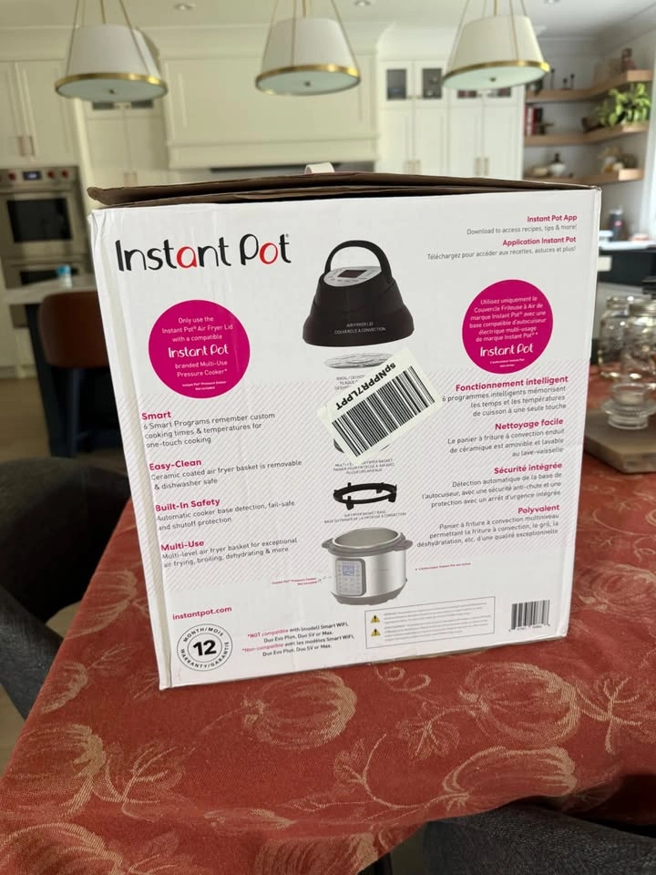Brand New Instant Pot Air Fryer Lid (6 Quart) - photo 2