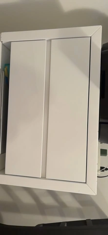 2 White 2-Drawer Storage Cabinet/ nightstands Together - photo 2