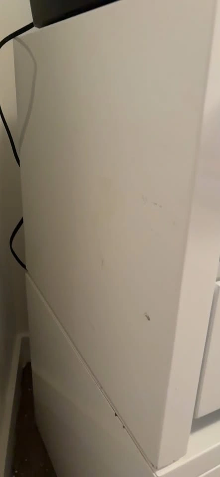 2 White 2-Drawer Storage Cabinet/ nightstands Together - photo 3