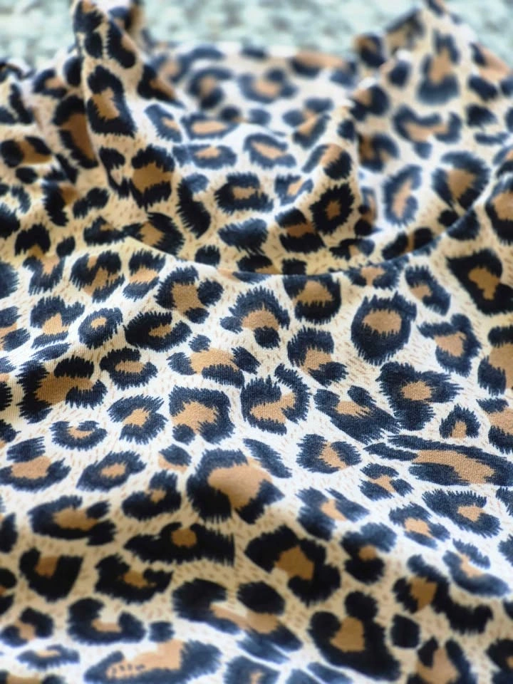 Bardot Leopard Print High Neck Long Sleeve Dress - photo 2