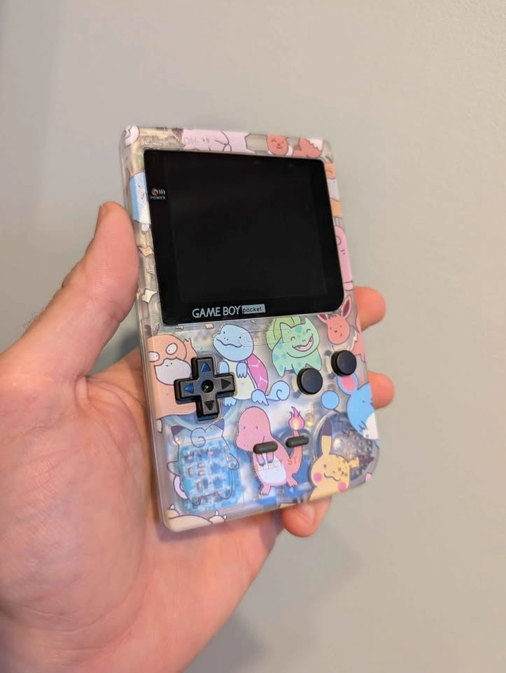 GameBoy Pocket - 2.8" IPS - Pokemon Shell - photo 2