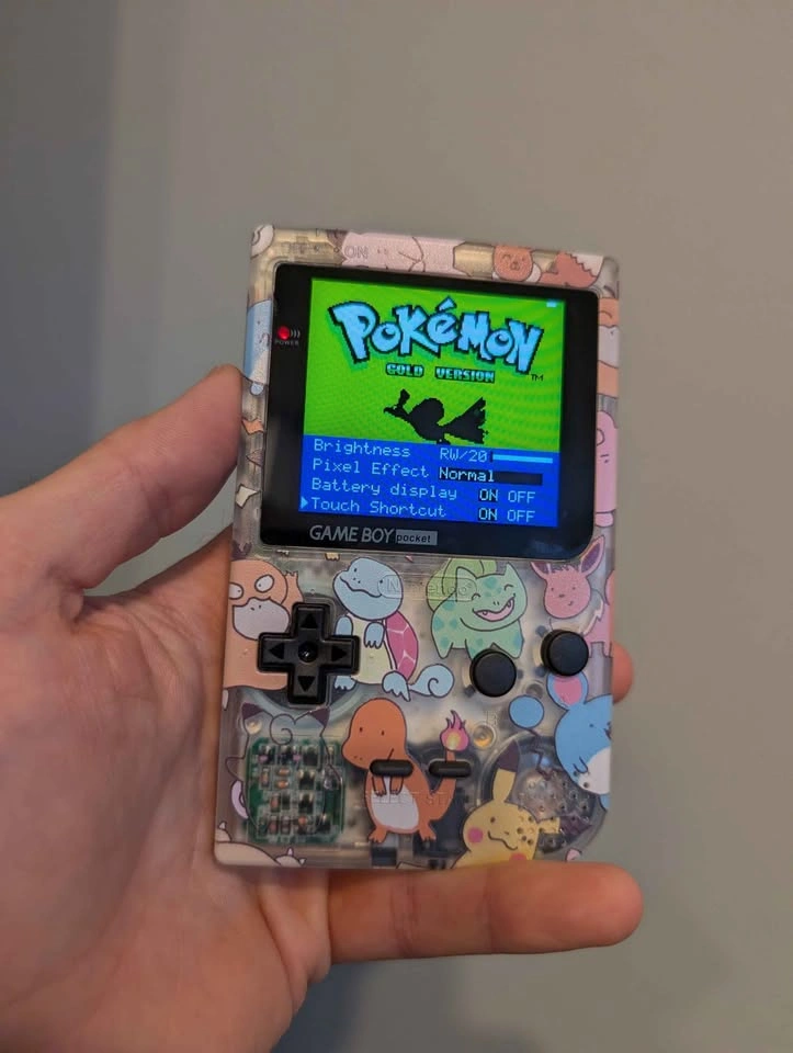 GameBoy Pocket - 2.8" IPS - Pokemon Shell - photo 4