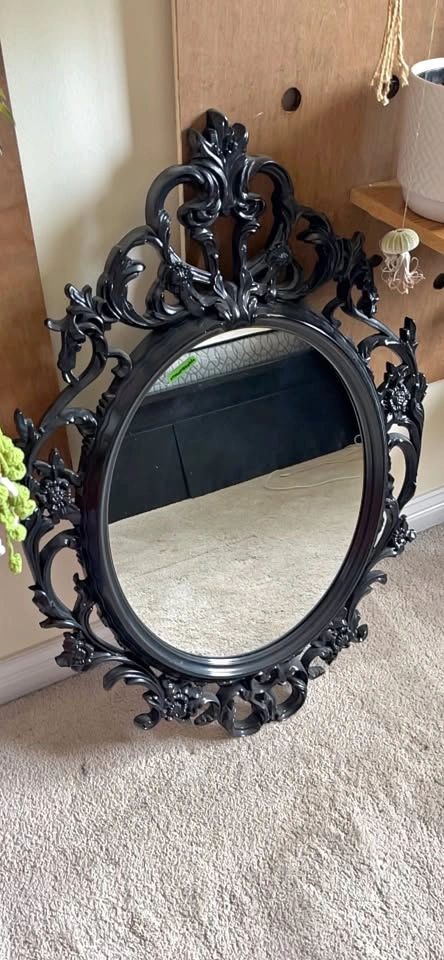 Black Ornate Mirror